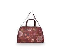 Pip Studio Tovy Weekend Bag Flores Felices M Red