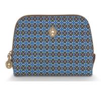 Pip Studio Trousse de maquillage bleu bleu foncé pour femme Coby Cosmetic Bag Triangle Clover Blue S 259148