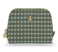 Pip Studio Trousse de maquillage vert turquoise pour femme Coby Cosmetic Bag Triangle Clover Green S 259145