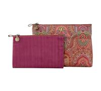 Pip Studio Trousse de Toilette Caryn Cosmetic Bags Combi Jabali Red Rouge