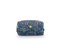 Coco Trousse de maquillage moyenne Motif marguerite Bleu 21,5 x 10 x 10,5 cm