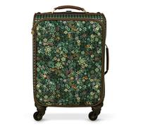 Pip Studio Valise turquoise vert foncé pour femme Tosca Trolley Tutti i Fiori Green S 259133