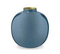 Pip Studio Vase en métal bleu clair 23 cm