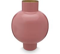 Pip Studio Vase Metal Large Old Color Pink Taille 31,5x42 cm