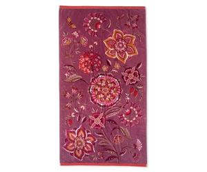 Pip Studio Viva la Vida Serviette de bain Violet 100 x 180 cm