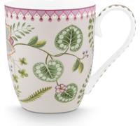Pip Studio - XL Mug / tasse, Lily & Lotus. Blanc cassé, 450ml