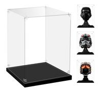 PIPART Vitrine pour casques Lego 7 x 7 x 9 pouces (18 x 18 x 23 cm), convient aux casques Lego 75429, 76285, 75349, 75328, 75304, 75350, 75351, 75327, 76187, 76182, 76199 9, etc