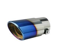 Pipe 63MM Straight/Bend Chrome Universal Nozzle Muffler Tip Pipe Round TailPipe Stainless Steel Tuning