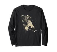 Pipe à Fumer drôle de Cheval Style rétro Amant des Animaux Manche Longue