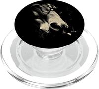 Pipe à Fumer drôle de Cheval Style rétro Amant des Animaux PopSockets PopGrip pour MagSafe
