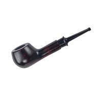 Pipe À Fumer En Bois Massif Personnalisée, Pipe À Tabac De Luxe Sculptée À La Main-Compatible Avec Filtre 9mm Cadeau Pour Grand-père, Mari, Ami, Collectionneur(Brown)