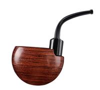 Pipe À Tabac de Rose Pipe À Fumer En Bois Faite À La Main Pipe À Filtre À Tabac Courbée Pipe En Bois Pour Père, Petit Ami, Mari, Cadeau de Tabac