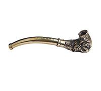 Pipe À Tabac, Dragon Et Phoenix Pipe En Laiton Pur Pour Leur Donner Du Soulagement Dragon Et Partager Une Vieille Tige De Pipe À Fumer