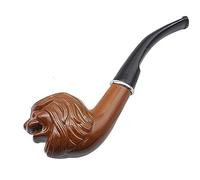 Pipe À Tabac En Bois Pipe Droite À Fumer Pipe pour Fumer Faite À La Main Ensemble de Pipes À Tabac Parfait pour Les Débutants À Fumer