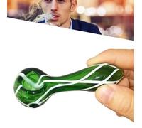 Pipe À Tabac En Verre Coloré Faite À La Main Glass Pipe à narguilé Pipe à eau pour fumer bong bang 9-11 cm