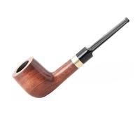 Pipe À Tabac Légère Et Luxueuse en Palissandre, Pipe À Fumer Artisanale - 12 Modèles - Prise en Main Confortable. pour Grand-père, Mari, Ami Ou Débutant.(Beige)