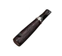 Pipe À Tabac Torpille Créative, Pipe À Fumer en Bois Massif Sculptée À La Main Petite Et Portable Cadeau pour Grand-père, Mari, Ami, Collectionneur Ou Débutant(Beige)