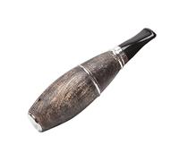 Pipe À Tabac Torpille Créative, Pipe À Fumer en Bois Massif Sculptée À La Main Petite Et Portable Cadeau pour Grand-père, Mari, Ami, Collectionneur Ou Débutant(Brown)