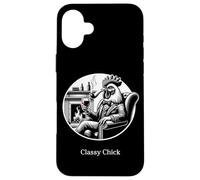 Pipe à vin avec Citation Amusante Coq Chic Coque pour iPhone 16 Plus