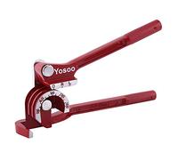 Pipe Bender 15mm et 22mm 3 en 1 180 degrés 1/4inch 5/ 16inch 3/ 8inch tube cintreuse outil de pliage tuyau robuste coudes dans une tubes-Cintreuse 15Mm