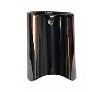 Pipe Black Exhaust Muffler Tip for BMW F10 F18 520i 523i 525i 528i E60 E61 TailPipe Stainless Steel Nozzle(1pc)