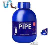 Pipe Bobo Cleaner 300 g,Pipe Bobo Drain Unblocker,Puissant Nettoyant for évier Et Canalisations,Agent De Dragage De Tuyaux Puissant,Pipeline Dredging Agent,Déboucheur for L'extérieur,Cuisine (1PC)