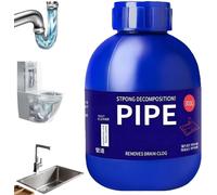 Pipe Bobo deboucheur,Pipe Bobo Cleaner,pipeline dredging agent, Puissant Nettoyant for évier Et Canalisations, Agent De Dragage De Tuyaux Puissant, Déboucheur for Cuisine (1pc)