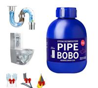 Pipe Bobo Lot de 2 déboucheurs de canalisations puissants, extracteur de tuyau puissant, nettoyeur de toilettes pour cuisine, salle de bain et douche (1 pièce)