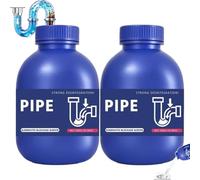 Pipe Bobo Pipeline Dredging Agent, Pipe Bobo Deboucheur Canalisation Drain Cleaner, Lanoxie Déboucheur Pro, Lanoxie Destop Deboucheur Wc Canalisation, Agent De Dragage De Tuyaux Puissant (2PC)