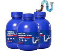 Pipe Bobo Sink and Drain Cleaner, Pipe Bobo Deboucheur, Lanoxie Déboucheur De Canalisations, Pipeline Dredging Agent, Portable Deboucheur Evier, Strength Drain Cleaner Powerful Pipe, 300 g (3PC)