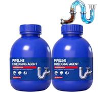Pipe Bobo Sink and Drain Cleaner, Pipe Bobo Deboucheur, Lanoxie Déboucheur De Canalisations, Pipeline Dredging Agent, Portable Deboucheur Evier, Strength Drain Cleaner Powerful Pipe, 300 g (2PC)