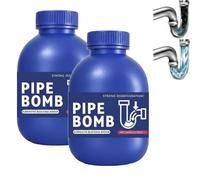 Pipe Bomb Drain Cleaner,2026 Powerful Drain Opener for Kitchen Sink,300g Powerful Unclogging,Clog Remover For Shower,Tub,Compatible with All Pipe Materials