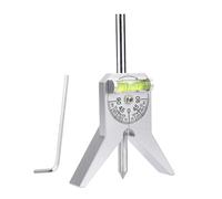 Pipe Center Finder, Rohrmittensucher avec Tête de Centrage avec Base de Type Y de 10,16cm et Rapporteur de Bulles à Cadran Réglable pour Mesurer un Diamètre de Tuyau Supérieur à 12,7mm et Plus