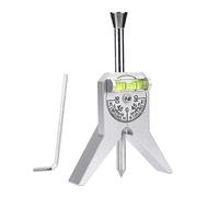 Pipe Center Finder, Rohrmittensucher Mesurer le Diamètre du Tuyau Supérieur à 12,7mm et Plus Outil de Centrage pour Marqueur Tuyau avec Base Type Y 10,1cm et Rapporteur Bulle Cadran Réglable