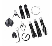Pipe clearing drill accessories, including 6 types of cutter heads | Suitable for 50 to 100 ft air conditioning duct cleaning machines