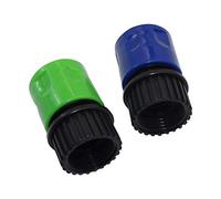 Pipe connector 10 Pcs 3/4" American European Female Thread Garden Water Pipe Quick Connectors Watering Irrigation Fittings (Color : American, Diameter : 3/4'') Plumbing Fittings