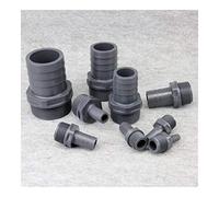 Pipe connector 10pcs 1/2"-1" Male Thread To 8-30mm Connector Soft Water Pipe Connector UPVC Fittings Irrigation Hose Parts (Color : 12mm, Thread Specification : 1l2 inch) Brass Hose