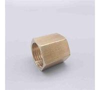 Pipe connector 10pcs Brass Copper Hose Pipe Fitting Hex Coupling Coupler Fast Connetor Female Thread 1/8" 1/4" 3/8" 1/2" 3/4" BSP (Thread Specification : 18)