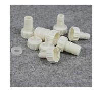 Pipe connector 10pcs G1/2 Female Thread To 4~20mm PE Straight Connectors Drip Irrigation Aquarium Fish Tank Air Pump Hose Joints and Silicone Gasket (Color : With Silicone Gasket, Size : G1l2x12mm)