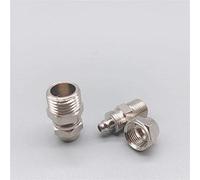 Pipe connector 10pcs PC4 6 8 10 12 14 16mm Pipe Tube To M5 1/8 1/4 3/8 1/2 Trachea Quick Screw Connector Copper Pneumatic Components Fat Twist Joint (Color : PC OD 14mm, Thread Specification : 18)