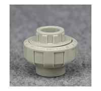 Pipe connector 5pcs 20mm 25mm 32mm 40mm 50mm ID PPH Union Pipe Fittings Coupler Water Connector For Garden Irrigation Hydroponic System (Size : Inner Dia 20mm) Plumbing Fittings