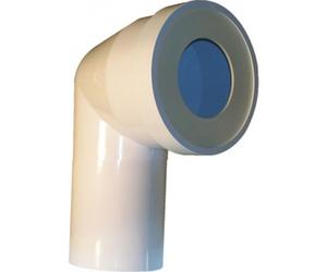 Pipe coudée courte - mâle - diamètre 93 mm REGIPLAST