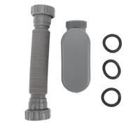 Pipe de drain de baignoire Flexible Prévention des odeurs Douche de douche de douche pour la salle de bain PVC 1 1/2 pouce