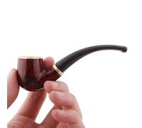Pipe de fête, élégante et durable, accessoires, convient aux marins, détectives, capitaines et marchands (la pipe peut être utilisée en toute sécurité pendant plus de 14 ans，2pcs).