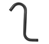 Pipe de la Pomme de Douche du Mur, Bras de Douche Noir S'extension de Douche-courbée Bras 8 Pouces 201 en Acier Inoxydable Haute Hauteur G1 / 2 "Accessoire de Salle de Bain Noir