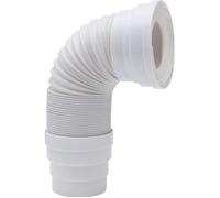 Pipe de WC extensible souple Diam.10 cm WIRQUIN Blanc G