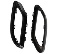 Pipe Fashion Gloss Black Exhaust Tip Cover Trims Replacement for A B C E GLC -Class W177 W247 W205 W213 X253 C257 Tail Pipe Frame