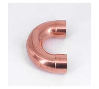 Pipe Fittings 28 28.6 32 35 38 42 54 67 76mm Inner Diameter 99.9% Copper End Feeding Solder 180 Degree Bend Pipe Fittings for Air Conditioning (Color : ID 35mm Wall 1.1mm)