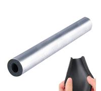 Pipe Insulation Foam Tube, Pre Slit Duct Wrap with Aluminum Foil, Hollow Sleeve, Factory Plumbing, Water Frost Protection(ID 48mm*TH 15mm)