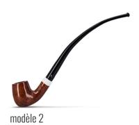 pipe longue laquée naturelle churchwarde modèle 2